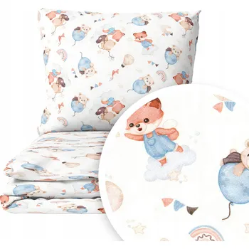 Povlečení Sada povlečení Čtyři Sloni 90 x 120 cm, vícebarevné