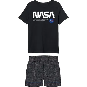 Chlapecké pyžamo CHLAPECKÉ LETNÍ PYŽAMO NASA černé 140