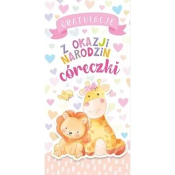 PŘÁNÍ K NAROZENÍ DCERY HOLČIČKY LÍV ŽIRAFA RŮŽOVÁ PŘÁNÍ