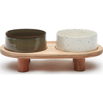 Keramické misky v sadě 2 ks pro psy Dumbi - Kave Home ID_1468990