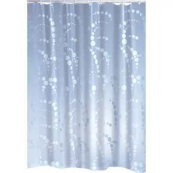 Sprchový závěs Sprchový závěs DOTS, PVC - bílý dekor, 180 × 200 cm (32371) RIDDER