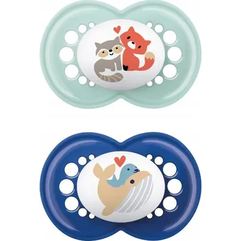 dudlíky Ortodontická silikonová Dudlík Mam 6 m +