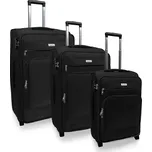 AVANCEA Sada textilních cestovních kufrů GP4732 černá 2W S,M,L