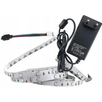 LED osvětlení Sada 300cm LED RGB pásek 5050 150 IP20 + napájecí zdroj