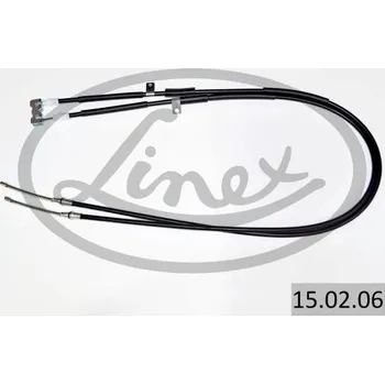 Lanko parkovací brzdy Tažné lanko, parkovací brzda LINEX 15.02.06