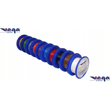 elektrický kabel Sada vodičů SET 0,35mm2 LGY/ H05V- K 10 x 5 m