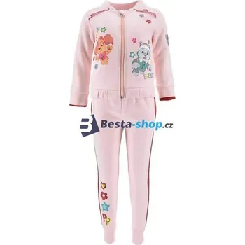 Tepláková souprava Tlapková Patrola Skye a Everest růžová