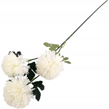 umělá květina UMĚLÉ KVĚTY CHRYZANTÉMA VĚTVIČKA 65 CM