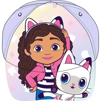 Kšiltovka Dívčí kšiltovka Gabby´s Dollhouse fialová 54