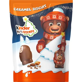 Čokoláda Kinder Mini Friends karamel medvídek
