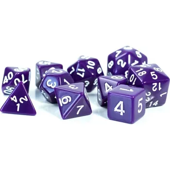 Příslušenství k deskovým hrám FIALOVÁ SADA 10 KOSTEK K24 K30 RPG