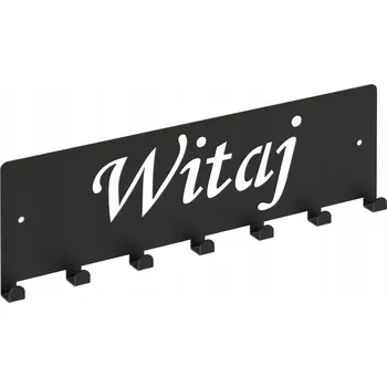 Věšák Šatní ramínko kovový Domer černý