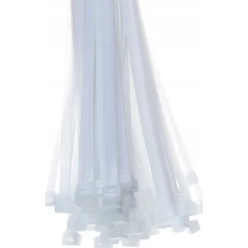 Stahovací páska Upínací pásky stahovací pásky 2,5x100 bílé stahovací pásky 100 kusů