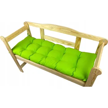 Polštář Polštář zahradní lavička SVĚTLE ZELENÁ 150 cm