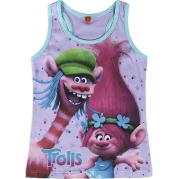 Chlapecké tričko DÍVČÍ TRIČKO BEZ RUKÁVŮ - TÍLKO TROLLOVÉ 98