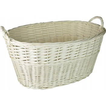 Koš na prádlo Proutěný KOŠ NA DŘEVO PRÁDLO HRAČKY 60CM