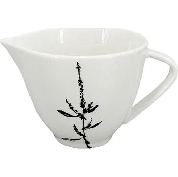Stolování by inspire Porcelánová mléčenka Wild 150ml, bílá/černá 8135-00-00 – kombinace nadčasového designu a bílého porcelánu. Přírodní motiv lučních květin dodává mléčence jedinečný vzhled.