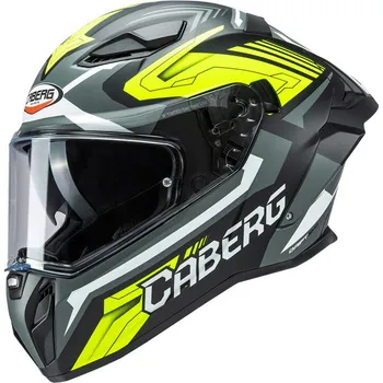 Helma na motorku Caberg Drift Evo II Jarama matt black/grey/yellow fluo vel.2XL