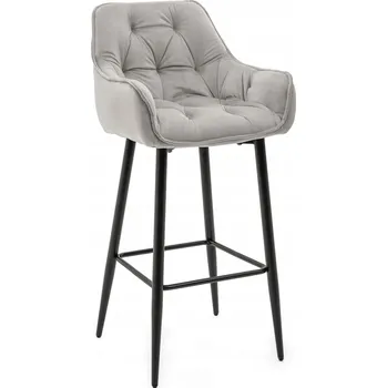 Jídelní židle BAROVÁ ŽIDLE ČALOUNĚNÁ VELUREM DO OBÝVACÍHO POKOJE JÍDELNY BARU MODERNÍ DESIGN SIENA