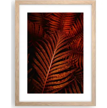 Obraz Obraz plakát v rámu světlý dub do obýváku 30x40 abstrakce plakáty na zeď