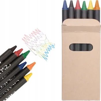 VOSKOVKY voskové SADA 6 KUSŮ barev