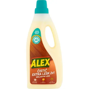 Čistič podlahy Alex 2v1 Čistič a leštěnka na dřevěné podlahy 750 ml