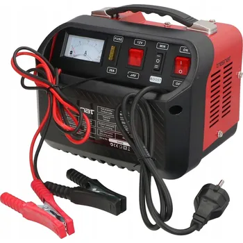 Nabíječka autobaterie Usměrňovač 12/24V 9A Rychlonabíječka Tresnar