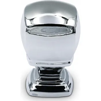 Nábytkové kování MEBLOVÁ ÚCHYTKA STŘÍBRNÁ KNOFLÍK DO SKŘÍŇKY RETRO ÚCHYTKA NA NÁBYTEK 24MM