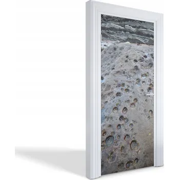 Fototapeta Samolepící dekorativní nálepka na dveře a nábytek Šedá textura 95x205 cm