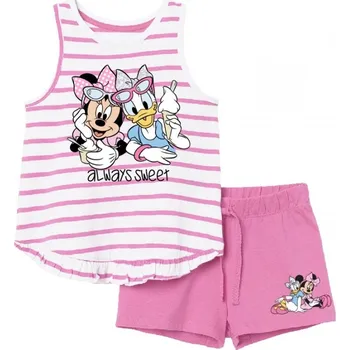DÍVČÍ LETNÍ KOMPLET - TRIČKO A ŠORTKY MINNIE MOUSE 104