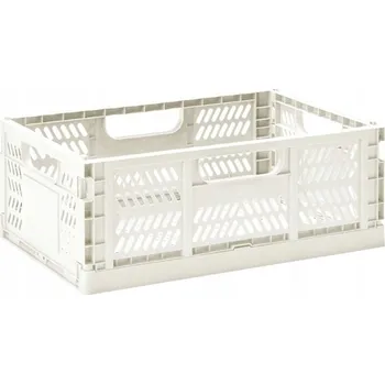 Úložný box Úložný box na hračky 3 Sprouts Large Cream 17,7 x 43,1 x 29,2 cm