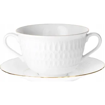 Talíř Jídelní servis Ćmielów Zlatá Linie SOFIA 12 ks