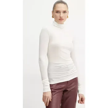 Pánské tričko Tričko s dlouhým rukávem s příměsí vlny MAX&Co. 2516941041200 béžová 01X, vel. L