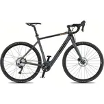 Gravel elektrokolo 4EVER Engrave Pro Titan/Metal Gold - XL/58 cm 2024