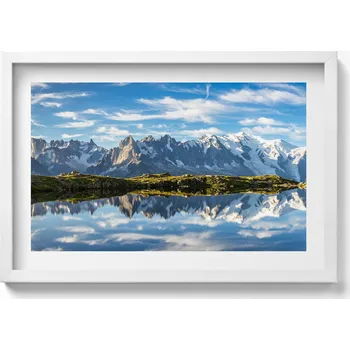Obraz Obraz v rámu na zeď - Údolí Chamonix, Francouzské Alpy, 60x40 cm