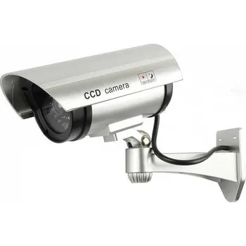 Atrapa kamery Hütermann Kamera - atrapa venkovní kamery a s blikající LED DM01