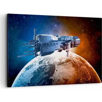 Obraz Velký obraz do obýváku 120x80 kosmos moderní fotoobraz na plátně obrazy