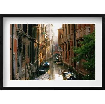 Obraz Obraz v rámu na zeď Benátky romantika Canal Grande 70x50 cm