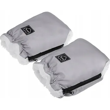 Kočárek RUKAVICE NA KOČÁREK S BERÁNKEM ŠEDÉ