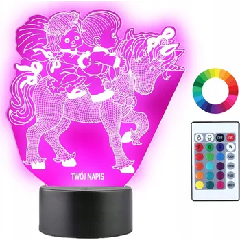 Lampička Plexido vícebarevná Noční lampa