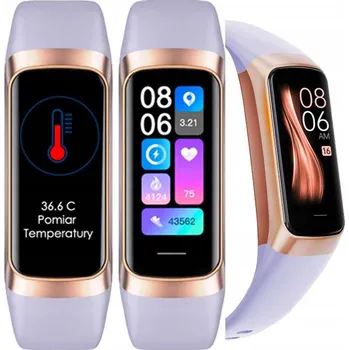 Hodinky Chytré Hodinky Smart-Trend Chytrý náramek C60 / SB- LILAC růžový