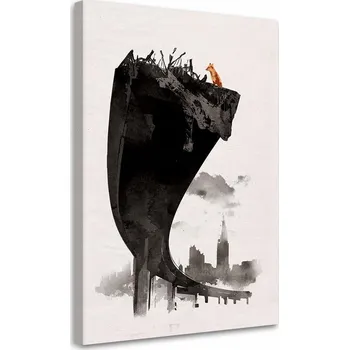 Obraz Obraz na plátně Zvědavá liška 70x100