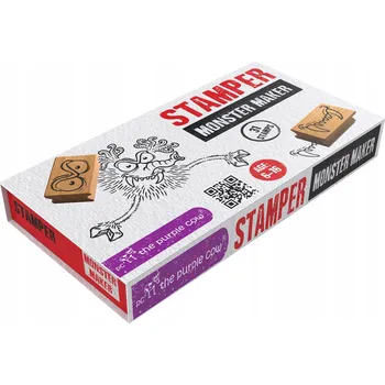 Dětské razítko SADA dřevěných RAZÍTEK Purple Cow - Příšery