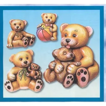 Forma na sádrové odlitky medvědi