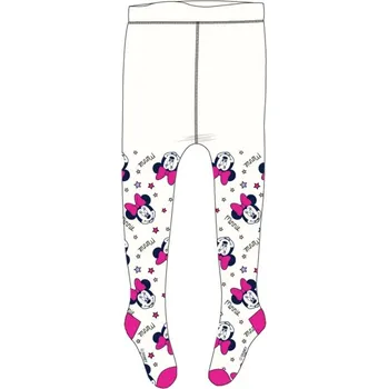DÍVČÍ PUNČOCHÁČE MINNIE MOUSE bílé 116/122