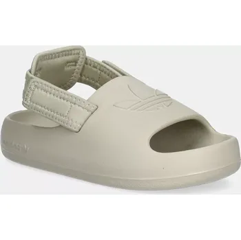Dívčí sandály Dětské sandály adidas Originals ADIFOM ADILETTE béžová barva, IG8434 80X, EUR 28