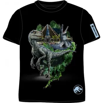 Chlapecké tričko CHLAPECKÉ TRIČKO DINO JURSKÝ SVĚT černé 110