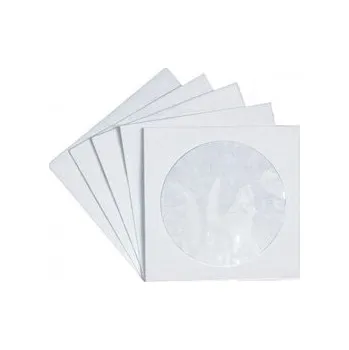 Obálka Papírové obálky na CD/DVD s okénkem, 100 ks