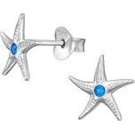Stříbrné náušnice hvězdice 0032