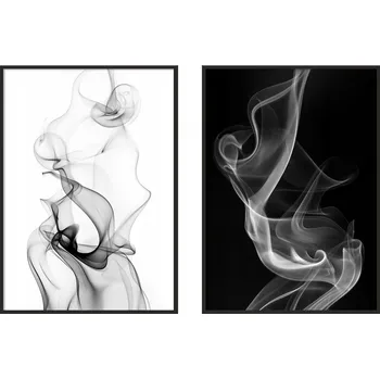 Obraz OBRAZ PLAKÁTY V RÁMU 53x73cm Dyptych Sada 2 obrazů Abstrakce B&B P982